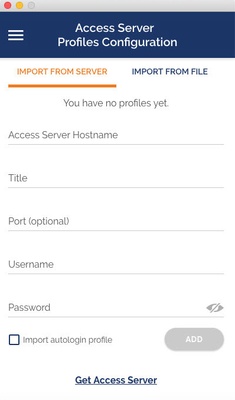 OpenVPN screenshot 1