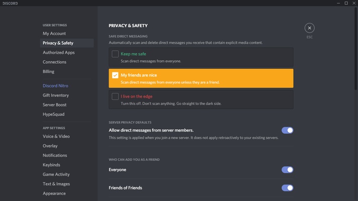 Discord screenshot 1
