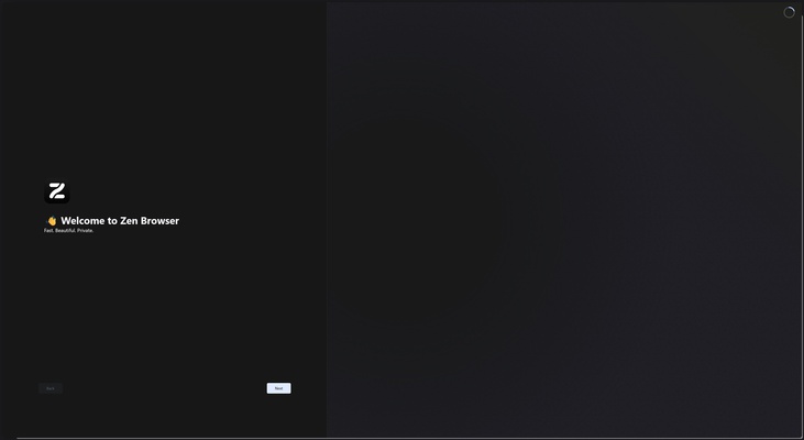 Zen Browser screenshot 1