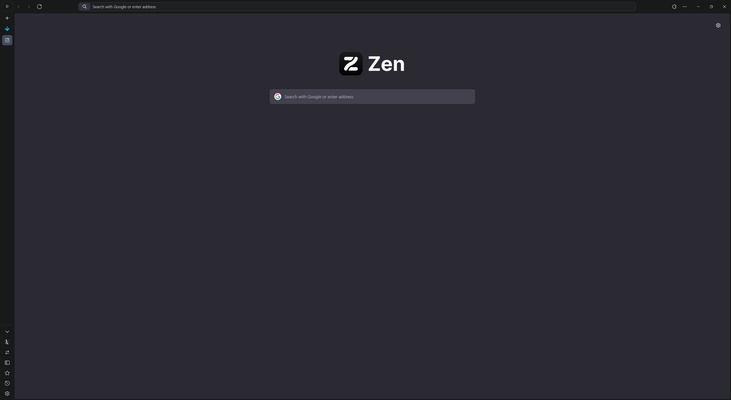 Zen Browser screenshot 1