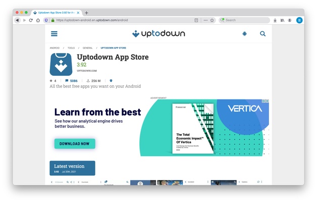 Waterfox screenshot 1