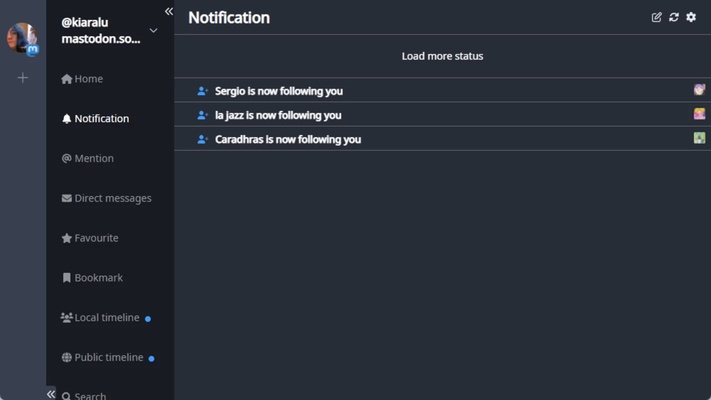 Whalebird screenshot 1