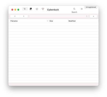 Cyberduck screenshot 1