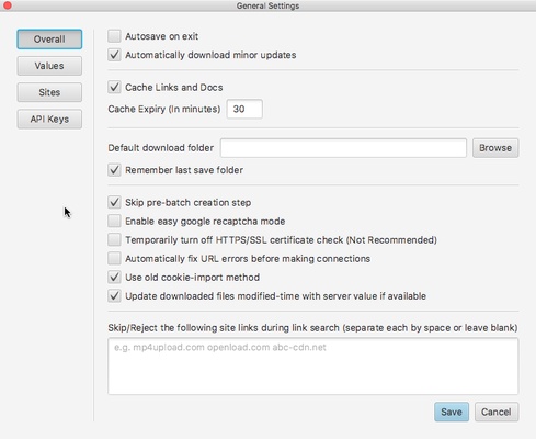 WFDownloader App screenshot 1