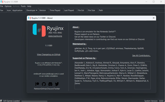Ryujinx screenshot 1