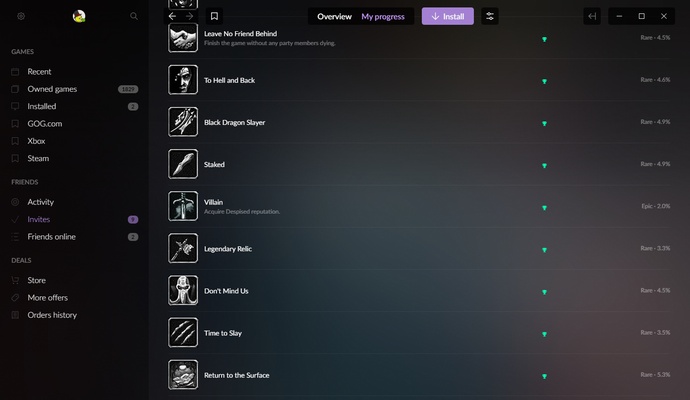 GOG Galaxy screenshot 1