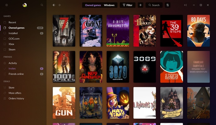 GOG Galaxy screenshot 1