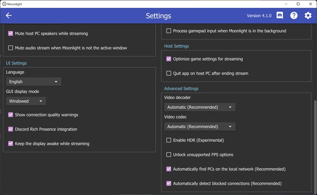 Moonlight screenshot 1