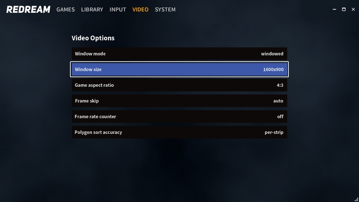 Redream screenshot 1