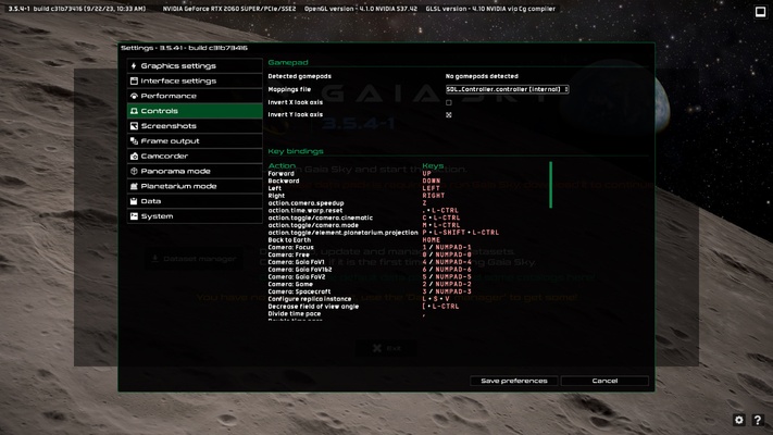 Gaia Sky screenshot 1