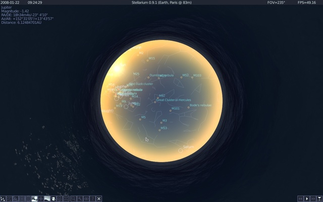 Stellarium screenshot 1