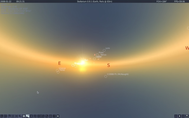 Stellarium screenshot 1