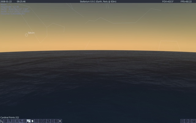 Stellarium screenshot 1