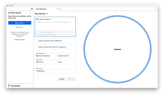 SnapGene screenshot 1