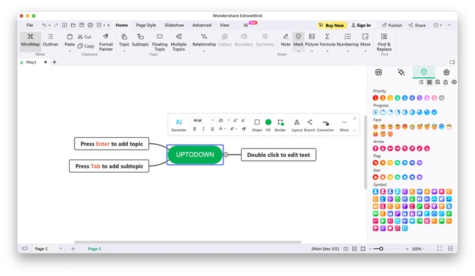 EdrawMind screenshot 1