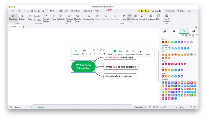 EdrawMind screenshot 1