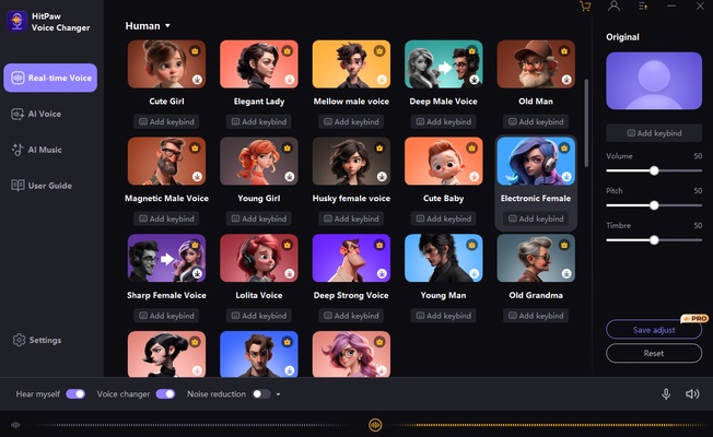 HitPaw Voice Changer Mac screenshot 1