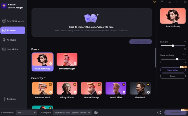 HitPaw Voice Changer Mac screenshot 1