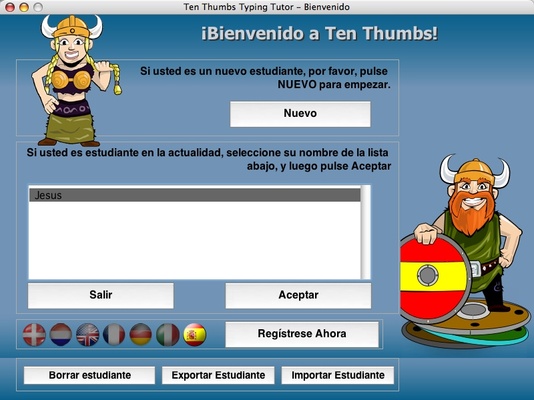 Ten Thumbs Typing Tutor screenshot 1