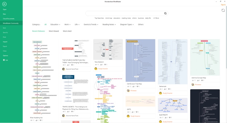 Wondershare MindMaster screenshot 1
