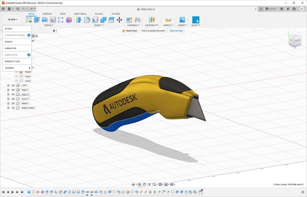Fusion 360 screenshot 1