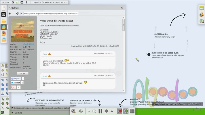 Algodoo screenshot 1