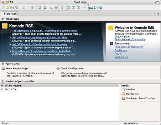 Komodo Edit screenshot 1