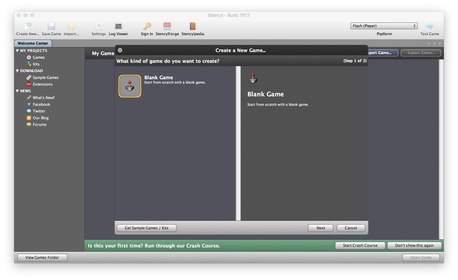 Stencyl screenshot 1