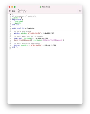 FutureBasic screenshot 1