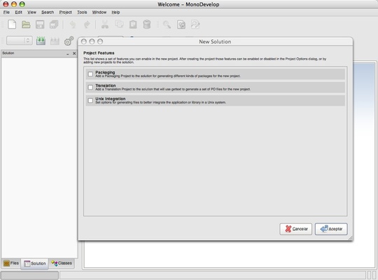 Mono Project screenshot 1