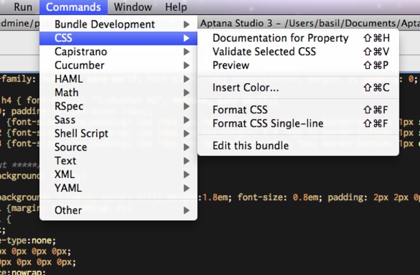 Aptana Studio screenshot 1