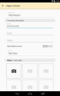 Blocket screenshot 1