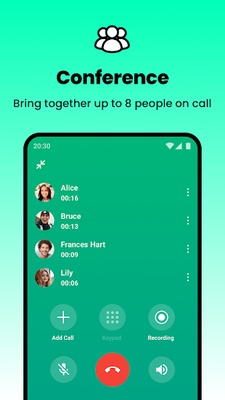 Ring Phone Calls - JusCall screenshot 1