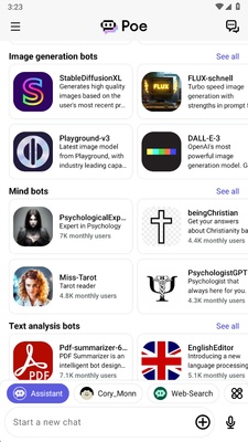 Poe - Fast AI Chat screenshot 1