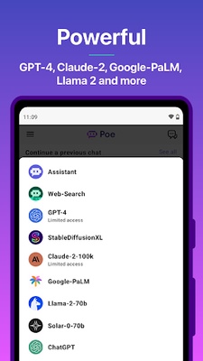 Poe - Fast AI Chat screenshot 1