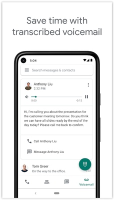 Google Voice screenshot 1