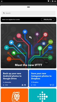 IFTTT screenshot 1