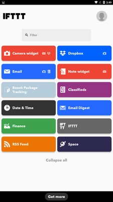 IFTTT screenshot 1