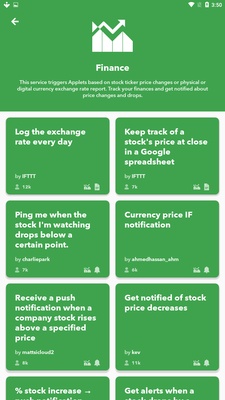 IFTTT screenshot 1