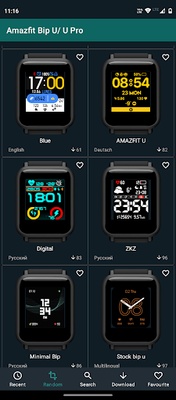 Watchfaces Amazfit Bip 3/5 & U screenshot 1