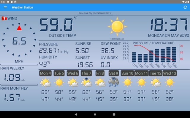 Weather Station screenshot 1