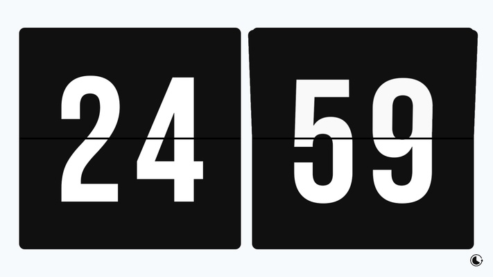 Zen Flip Clock screenshot 1