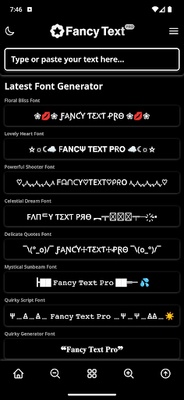 Fancy Text Pro screenshot 1