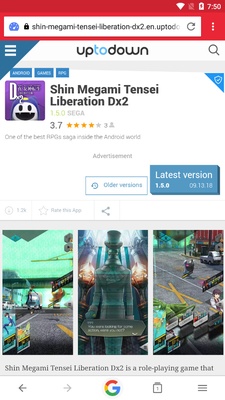 Opera Mini beta screenshot 1