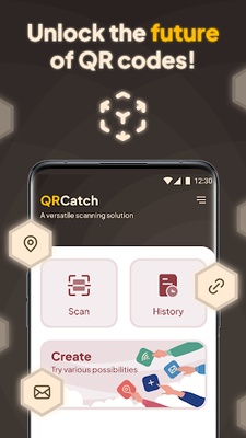 QRCatch-Simple QR code scanner screenshot 1