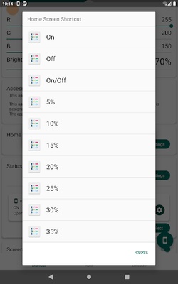 RGB Settings screenshot 1