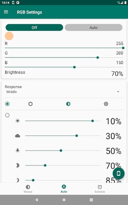 RGB Settings screenshot 1