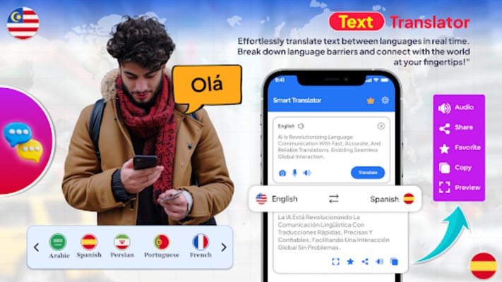 Smart Language Translator App screenshot 1
