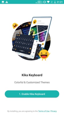 Kika Keyboard screenshot 1