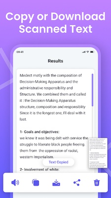 Photo to Text Scanner App screenshot 1